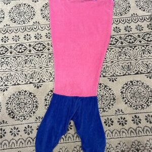 Blankie Tails Plush Mermaid Tail Blanket - Pink & Deep Blue